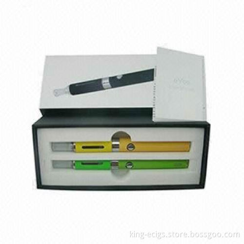 Hot Gift Box Package Electronic Cigarettes eVod Double Kit-A with 900mAh Battery Capacity